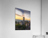 Assisi town and Santa Maria Maggiore church. Umbria Italy Acrylic Print
