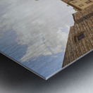 Piazza Grande and Palazzo Comunale of Montepulciano. Tuscany Metal print