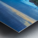 Boccale castle on the rocks rough sea and a plant Metal print