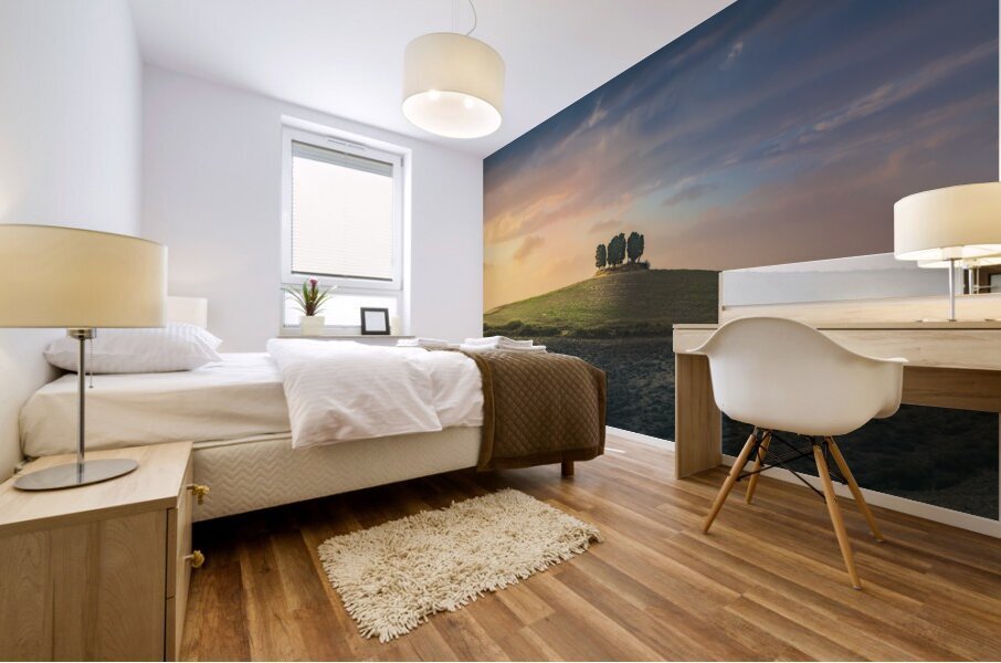 Cypress grove sunset Mural print