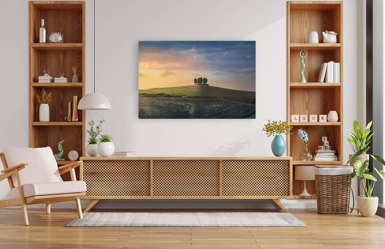 Cypress grove sunset Reproduction