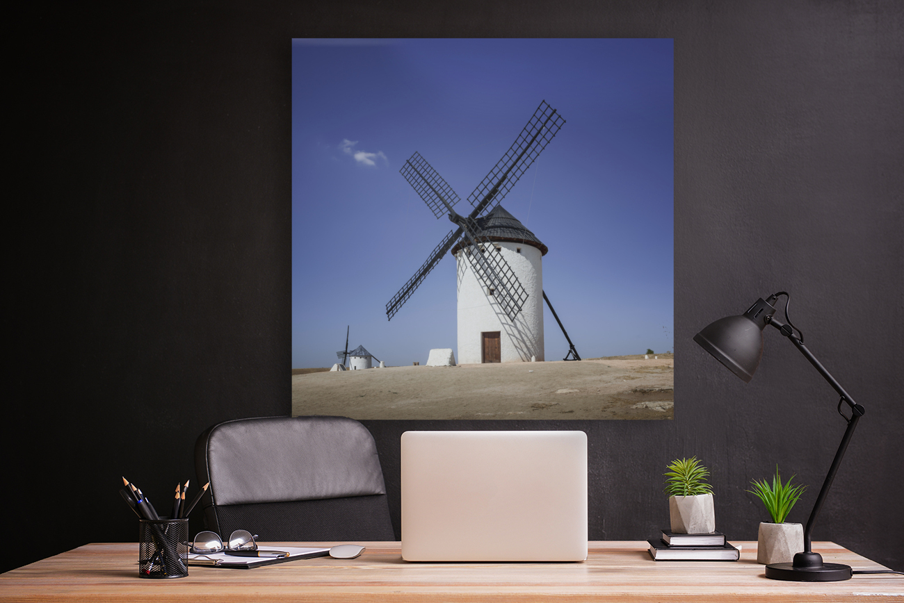 Windmill in Campo de Criptana. Spain. Reproduction