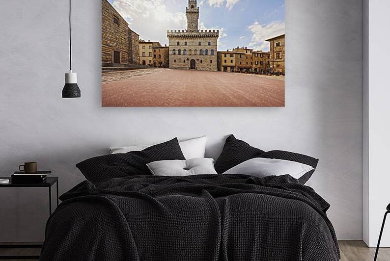 Piazza Grande and Palazzo Comunale of Montepulciano. Tuscany by Stefano Orazzini