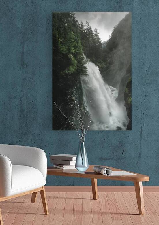 Riva waterfalls in Aurina valley. Italy by Stefano Orazzini