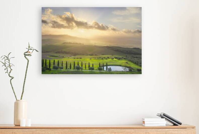Morning landscape in Volterra by Stefano Orazzini