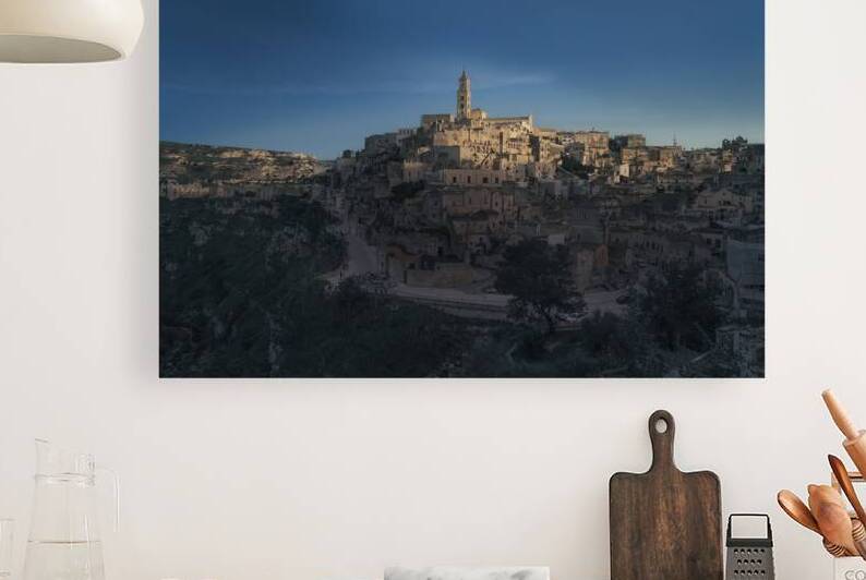 Blue sunset over the Sassi of Matera by Stefano Orazzini