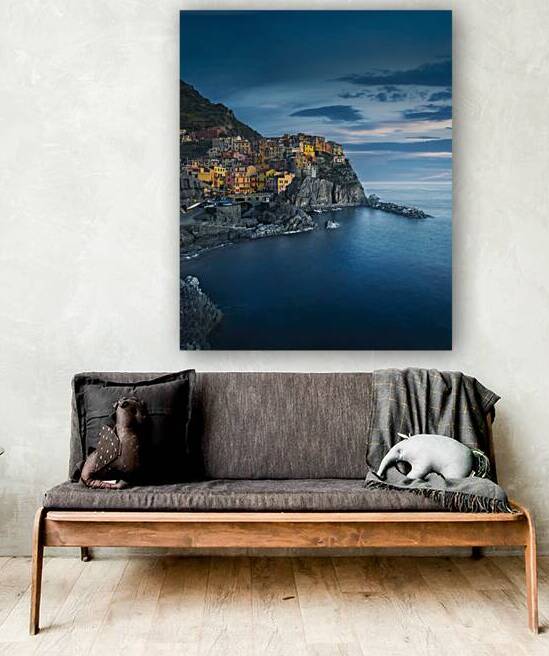 Blue evening in Manarola by Stefano Orazzini