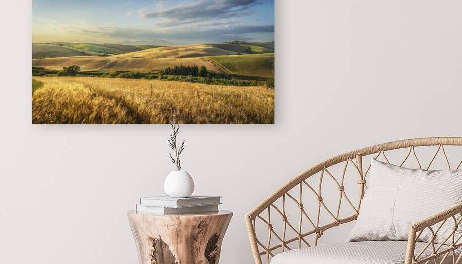 Countryside landscape in Tuscany by Stefano Orazzini