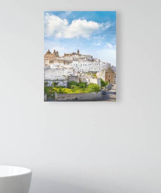 Ostuni the white town in Puglia by Stefano Orazzini