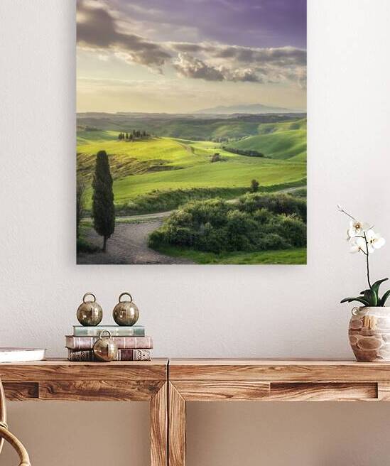 Countryside landscape in Volterra. Tuscany Italy by Stefano Orazzini