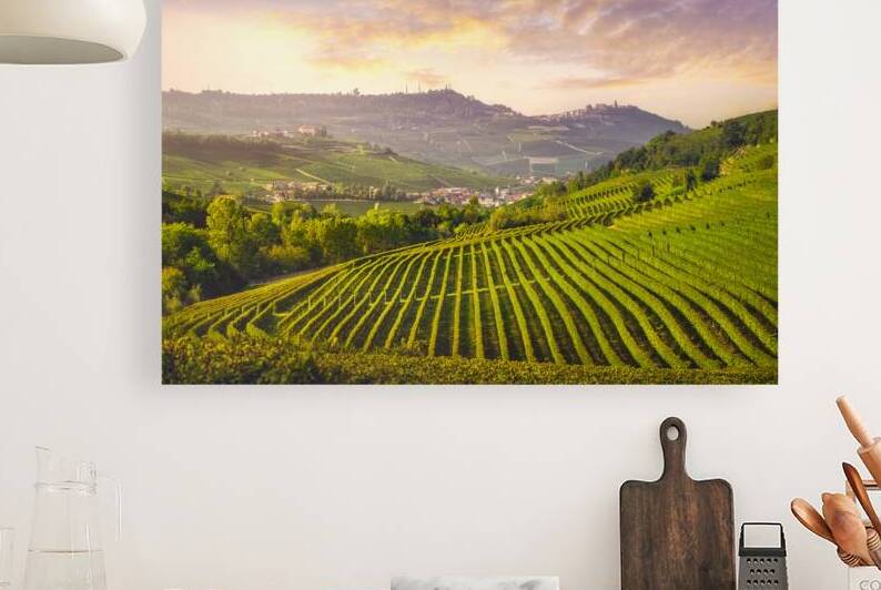 Langhe vineyards landscape near Barolo by Stefano Orazzini