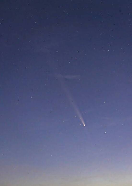 Comet C2023 A3 Tsuchinshan Atlas photographed from Tuscany by Stefano Orazzini