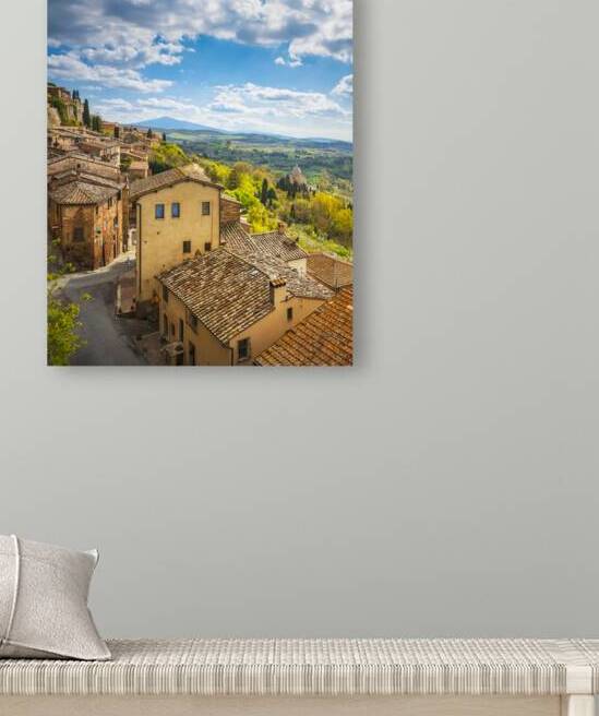 Montepulciano Tuscany Historic Village View by Stefano Orazzini
