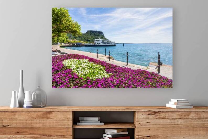 Floral Charm along the Garda Town Promenade by Stefano Orazzini