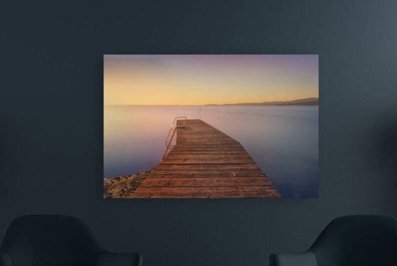 Wooden pier on Lake Trasimeno by Stefano Orazzini