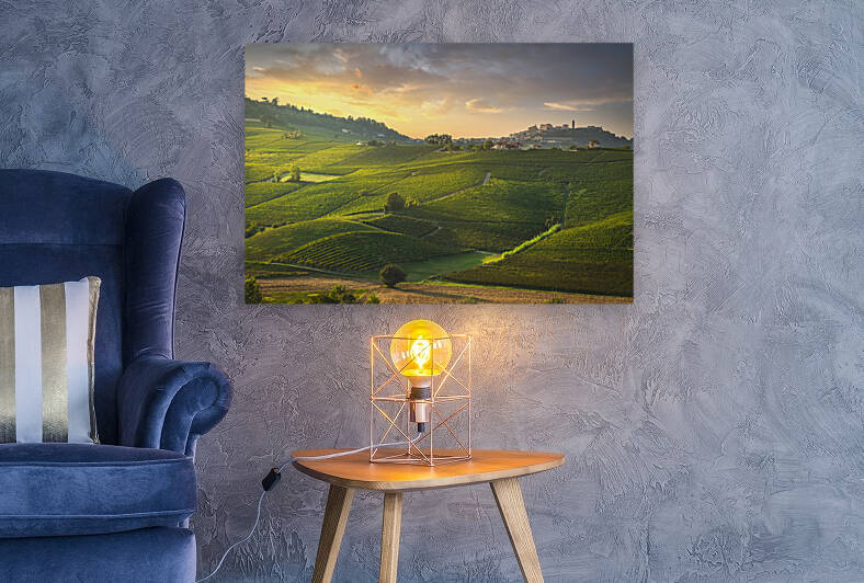 Langhe vineyards landscape. Barolo Italy by Stefano Orazzini