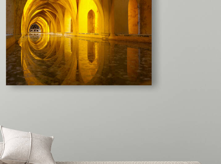 The Queens Bath in Seville Alcazar Spain by Stefano Orazzini