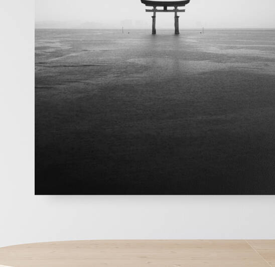 Itsukushima torii under the rain Japan. by Stefano Orazzini