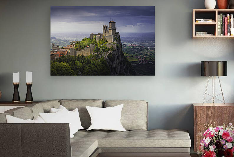 San Marino Guaita tower on the Titano mount. by Stefano Orazzini