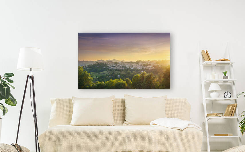 Urbino city at sunset. Marche region. Italy by Stefano Orazzini