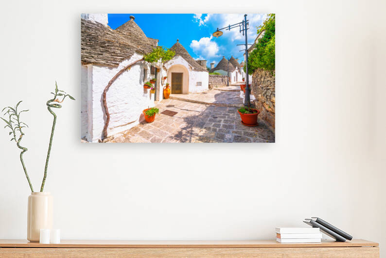 Trulli of Alberobello typical houses. Apulia Italy. by Stefano Orazzini