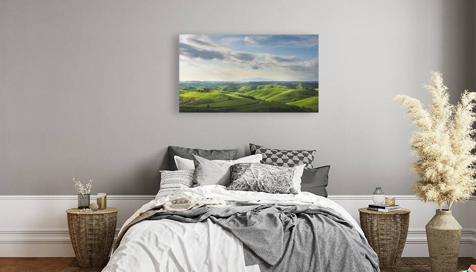 Countryside landscape in Volterra. Tuscany by Stefano Orazzini