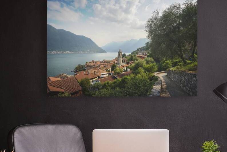 Lake Como. Sala Comacina and the Greenway trail. Italy by Stefano Orazzini