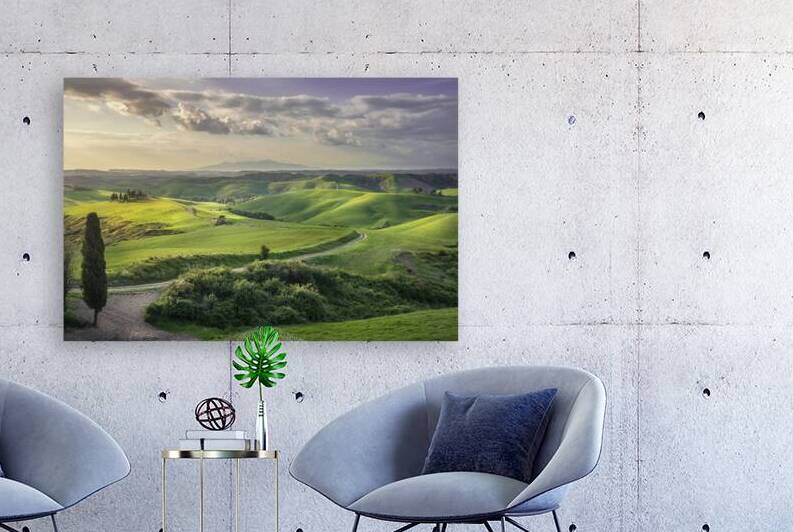 Countryside landscape in Volterra. Tuscany Italy by Stefano Orazzini