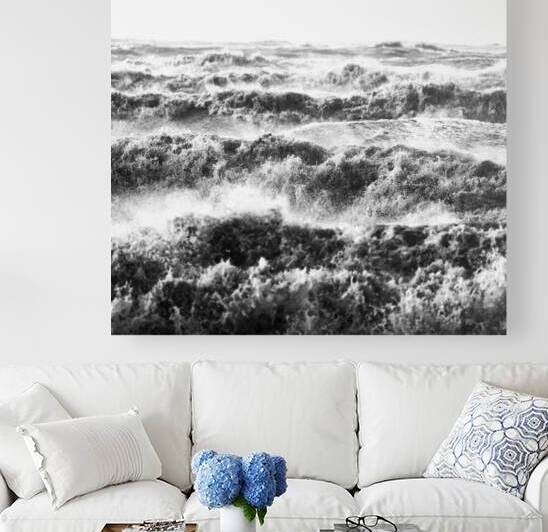 Waves in Ciaran Storm 2023. Tuscany Italy by Stefano Orazzini