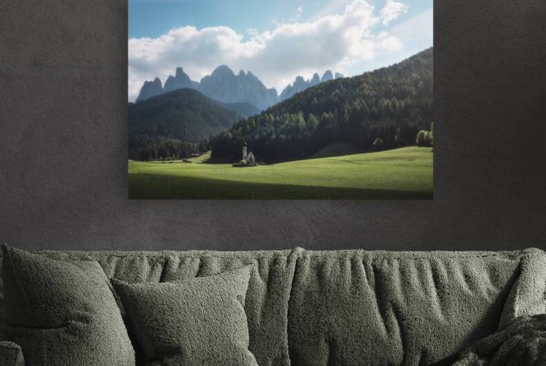 St Johann in Ranui chapel. Dolomites Italy by Stefano Orazzini