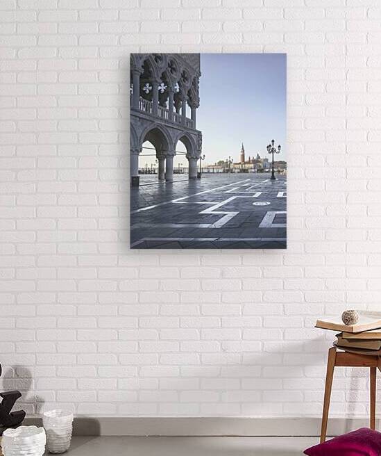 Venice at dawn. Doge Palace and St Mark Square. Italy by Stefano Orazzini