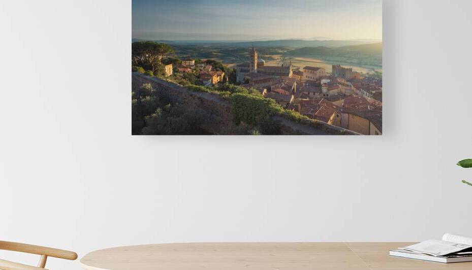 Massa Marittima view from the Cassero Senese fortress. Tuscany  by Stefano Orazzini