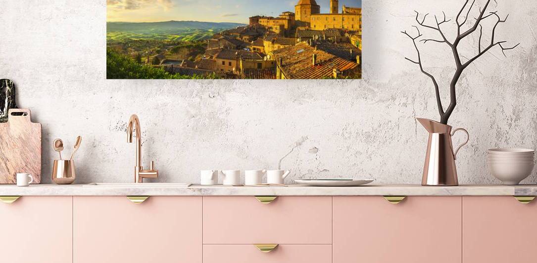 Volterra town skyline. Tuscany by Stefano Orazzini