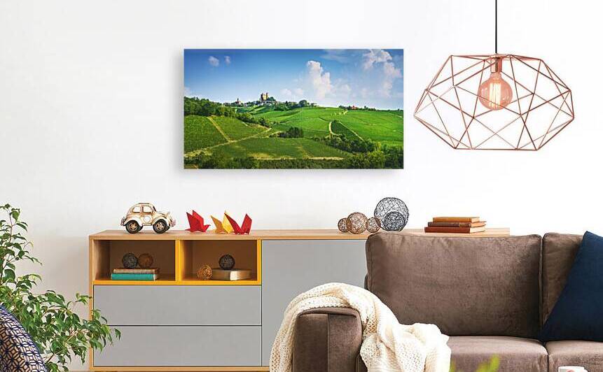 Langhe vineyards panorama Serralunga Alba. Italy by Stefano Orazzini
