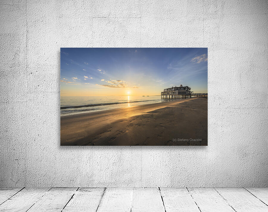 Follonica beach at sunset Wall Preview