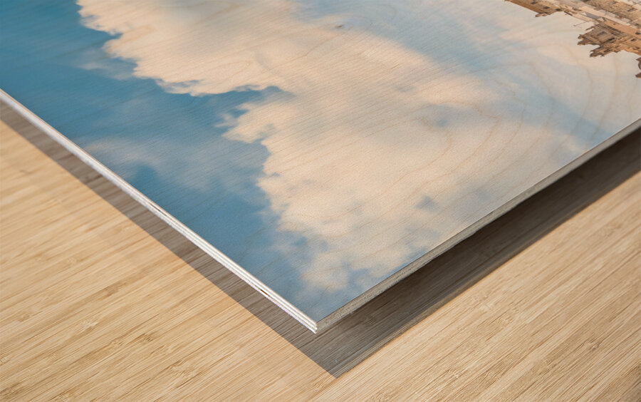 Ostuni the white town in Puglia Wood print