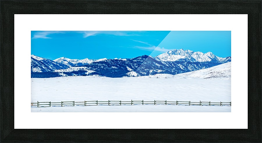 Mountain-Pano Picture Frame print
