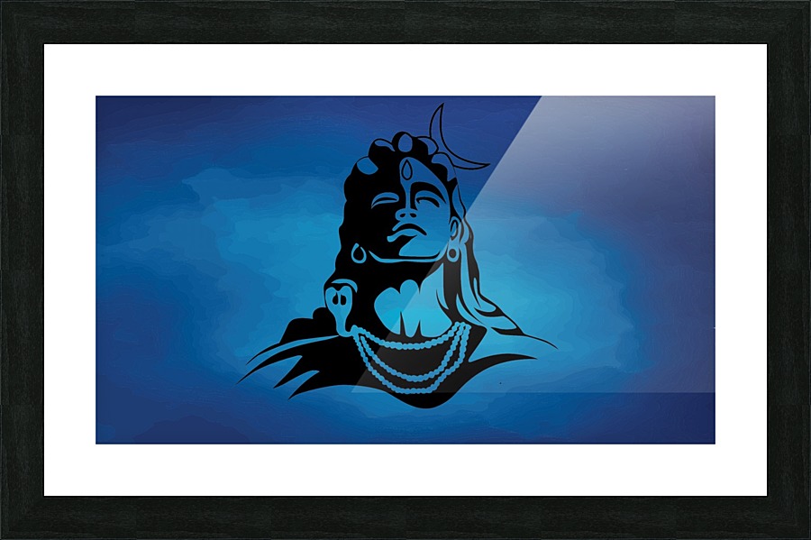 Lord Shiva Picture Frame print