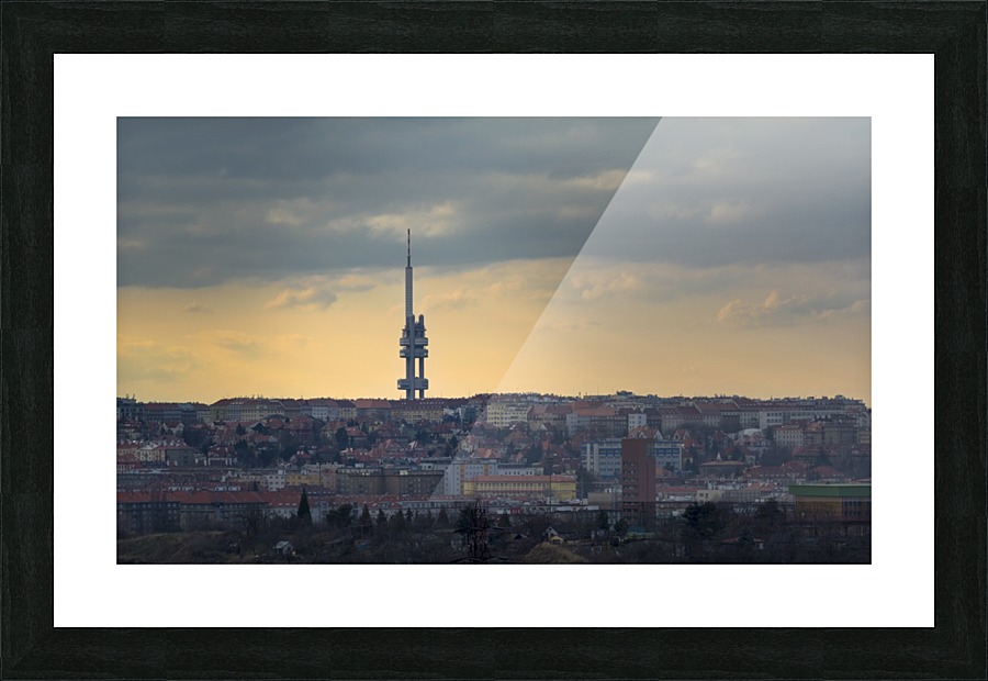 TV Tower panorama Picture Frame print