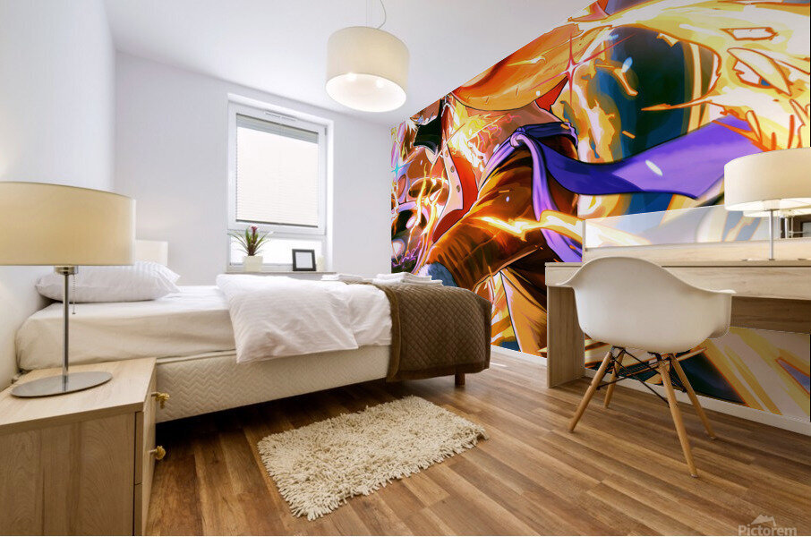 monkey d luffy Mural print