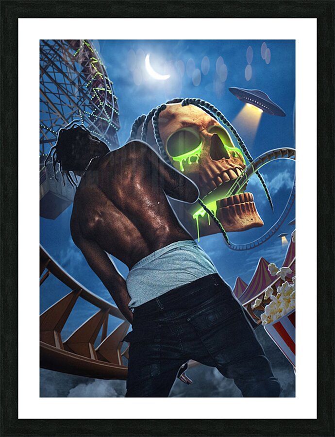 Travis Scott Picture Frame print