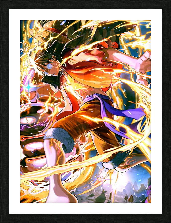 monkey d luffy Picture Frame print