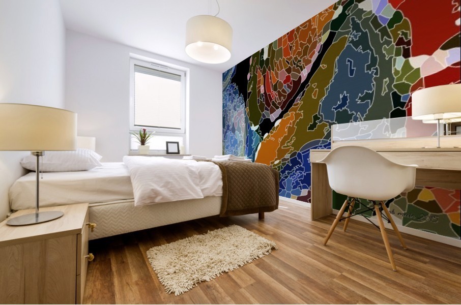 geological justice Mural print