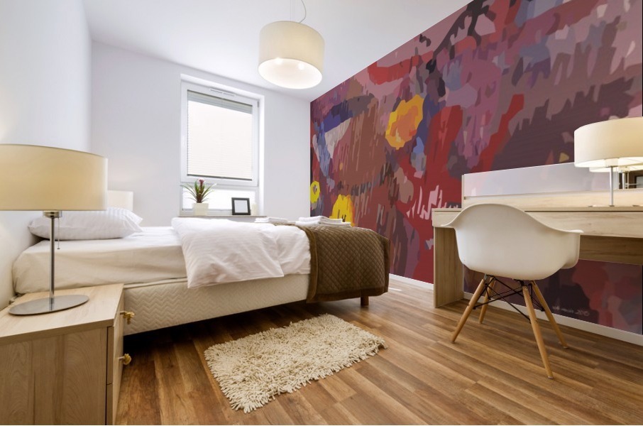 pins and needles Mural print