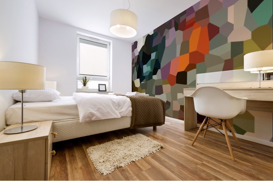 incandescent desire Mural print