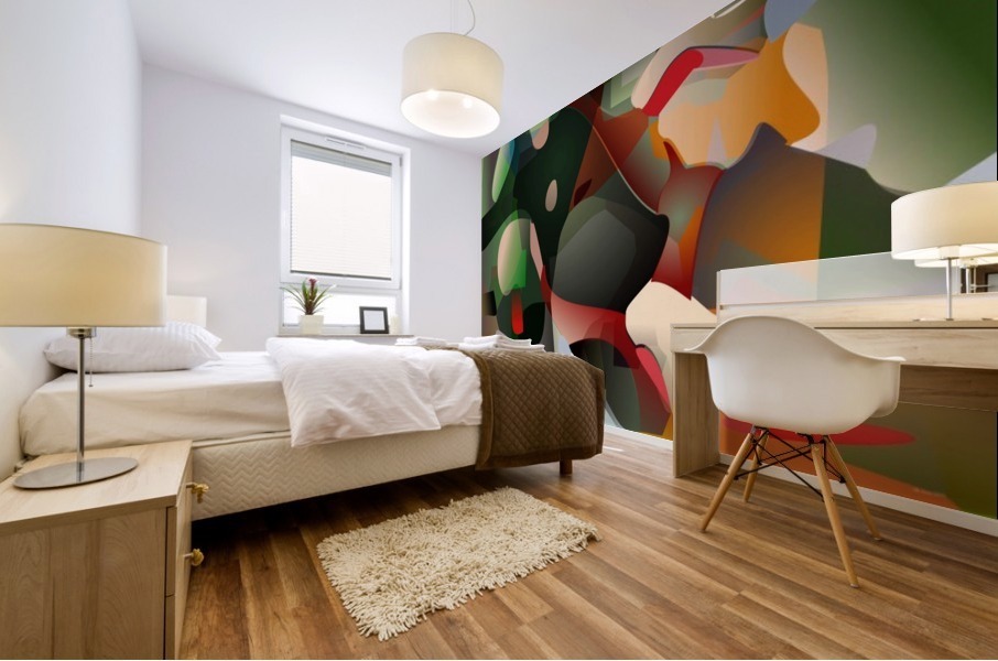 sacred cow Mural print