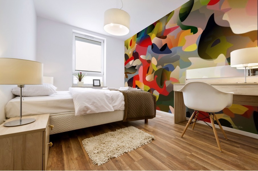northern exposure Mural print