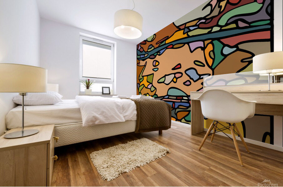 Act Natural Mural print