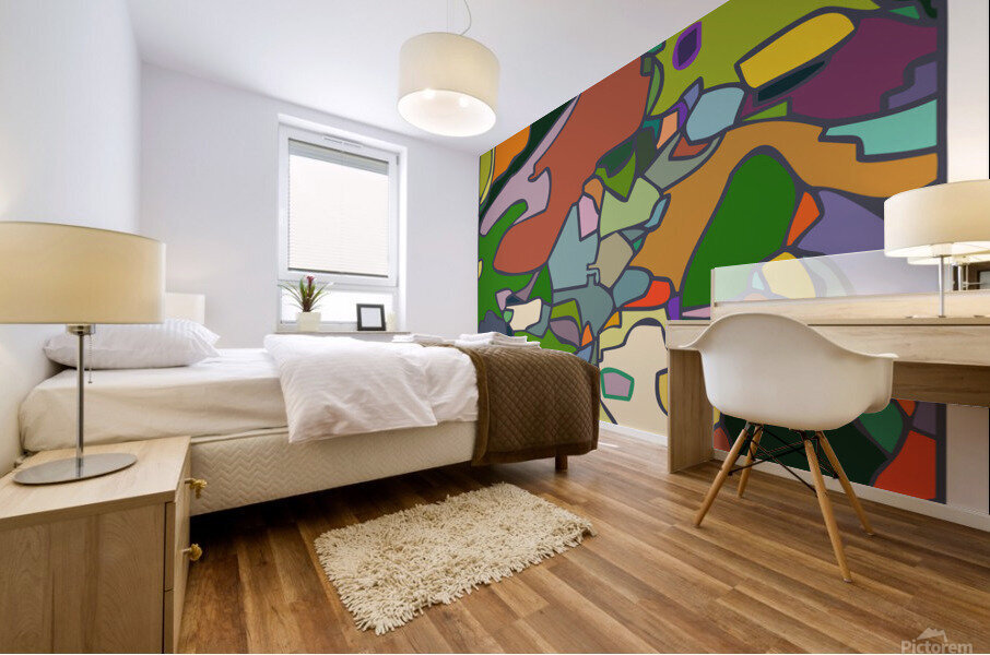 Greener Pastures Mural print