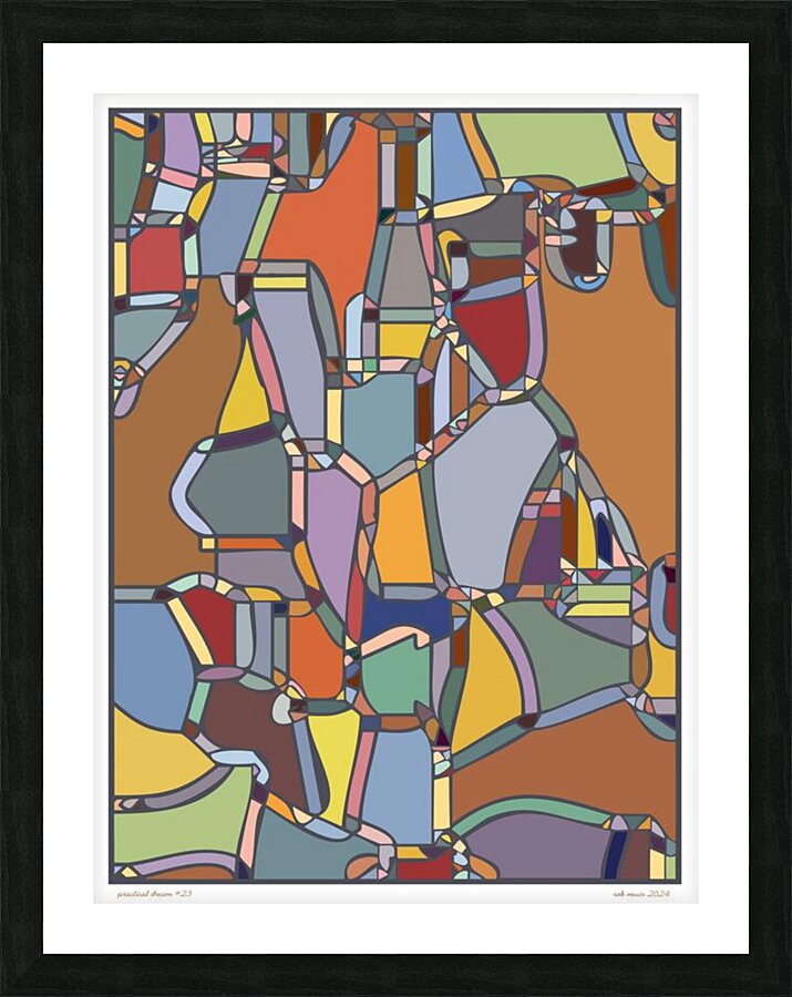 practical dream 23 Picture Frame print
